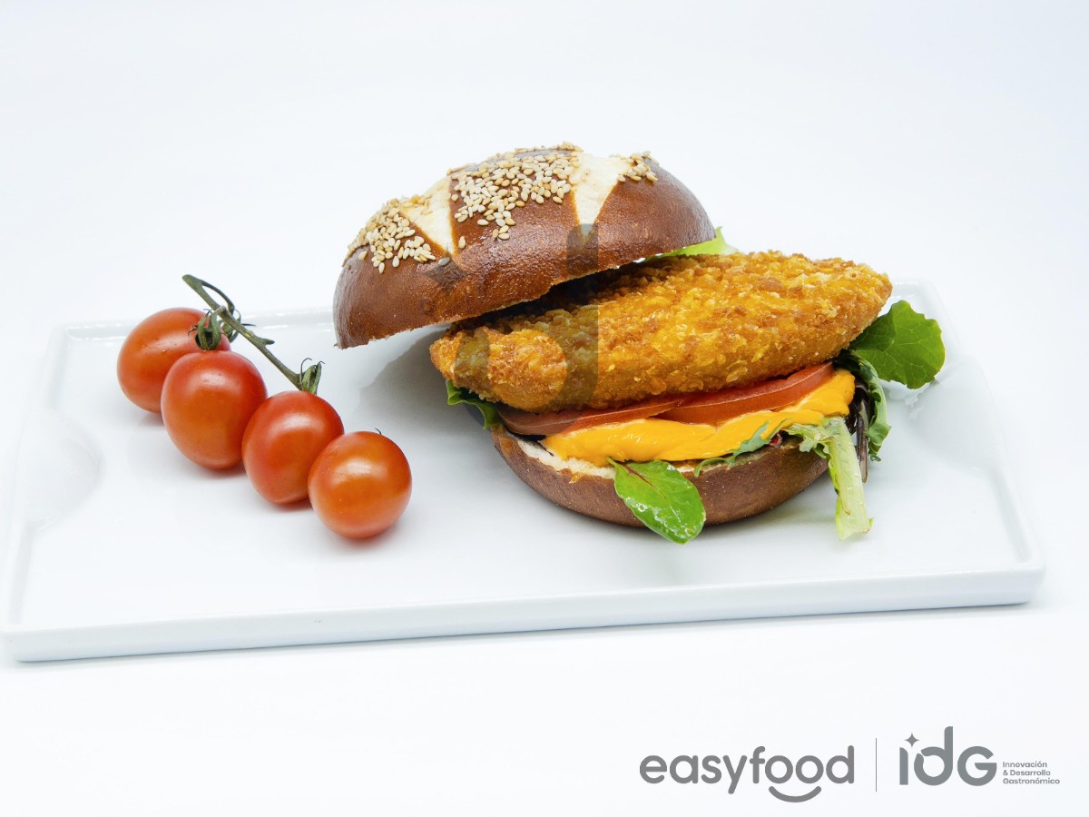 Burger Pechuga Cornflakes by Easyfood