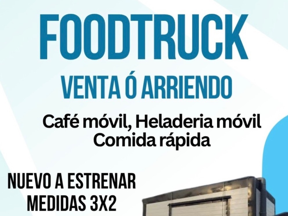 Foodtruck 3x2 Doble Eje