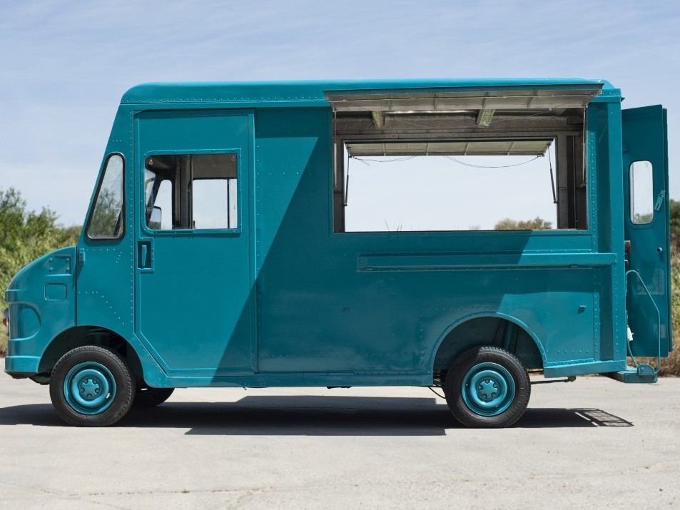 Food truck UPS turquesa