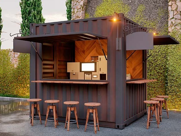 Foodtruck fijo container