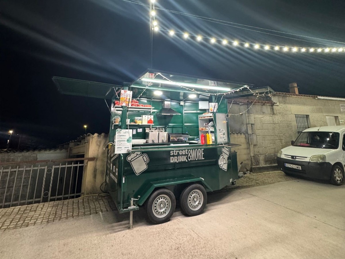 Remolque Food Truck de hamburguesas