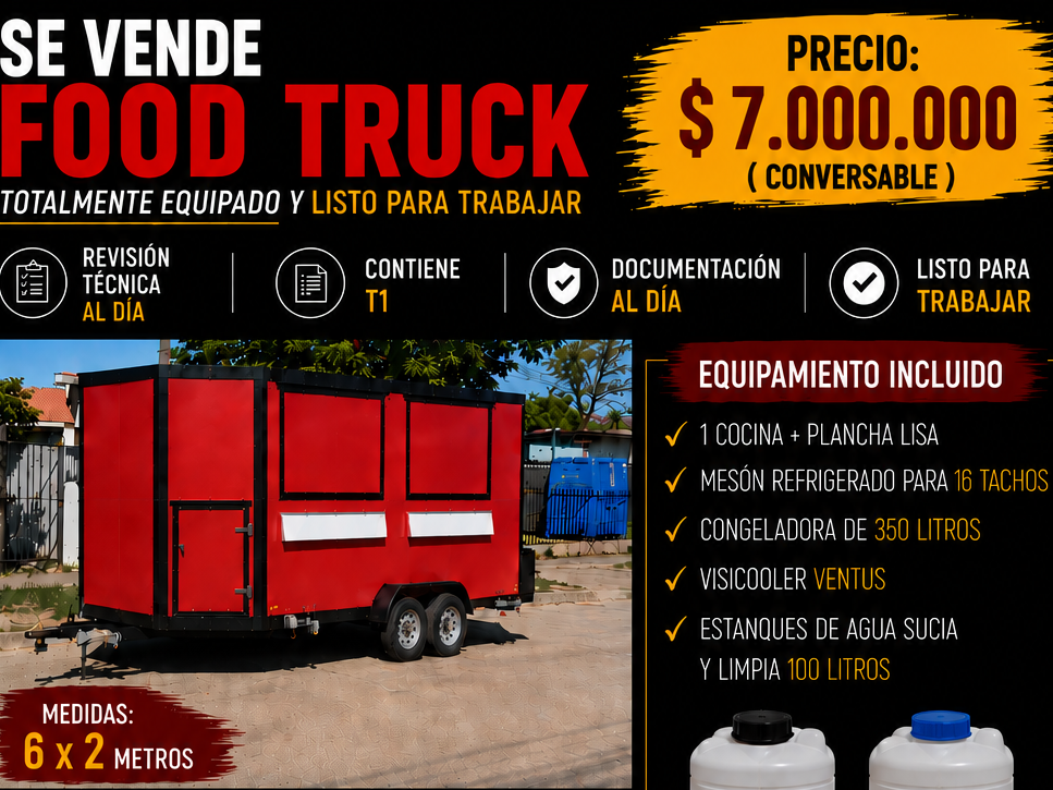 Foodtruck rojo 